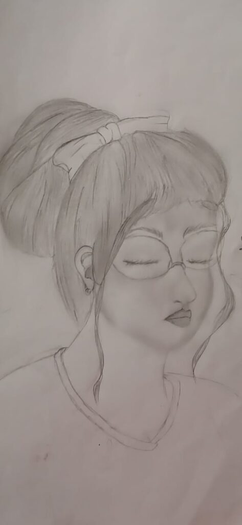 Autora: Whendy
Título: Sem Título 
Material: Lápis de Grafite e Papel
Ano: 2025